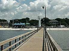 The Biloxi Beach Boardwalk